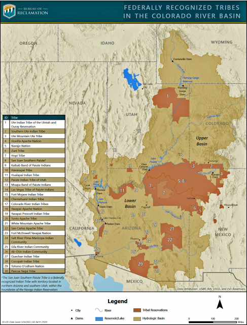 Federally Recognized Tribes of the Colorado River Basin