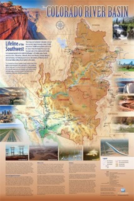 Colorado River Watershed Map Colorado River Basin Map - Water Education Foundation