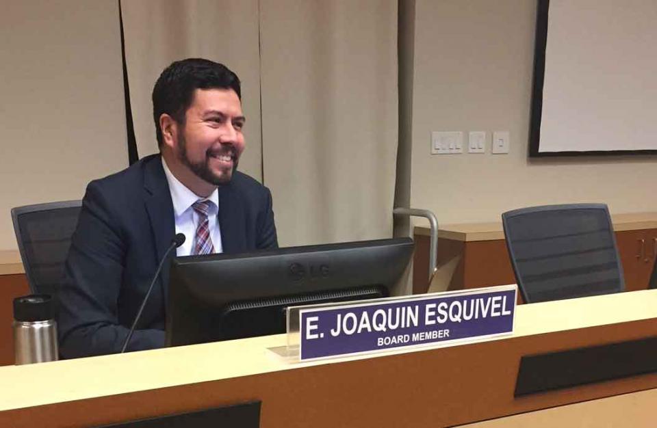 State Water Resources Control Board member Joaquin Esquivel
