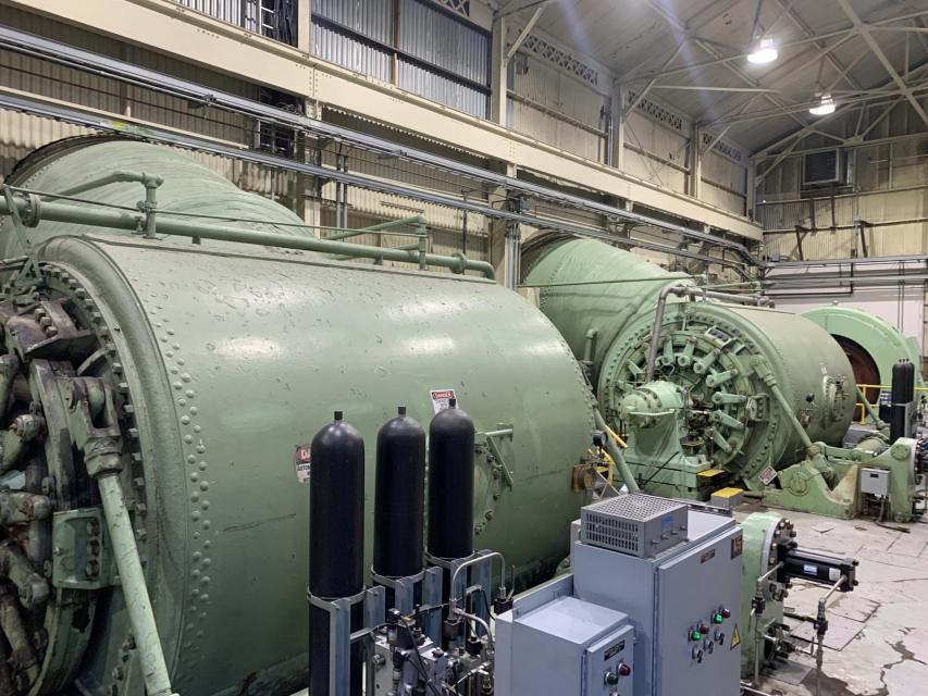 Shoshone Power Plant turbines