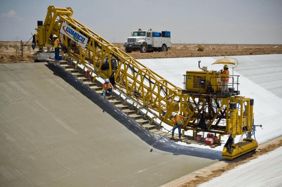 Lining the All-American Canal