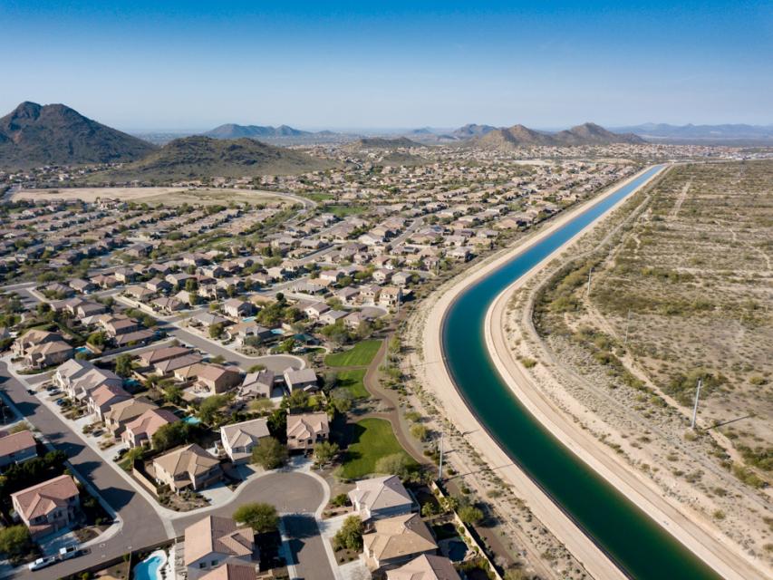 A CAP canal in North Phoenix