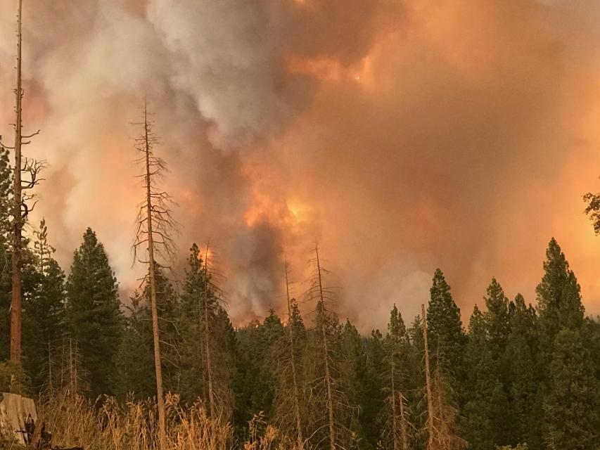 Ferguson  Fire near Yosemite National Park